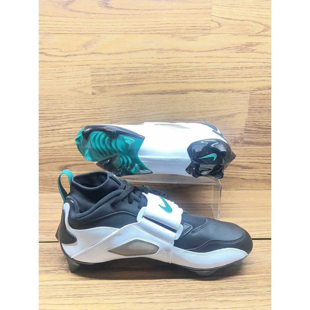 Men Nike Air Diamond Turf 93 TD Emerald Mystic White Cleats HF5298-102 Size 8.5 - Picture 9 of 13